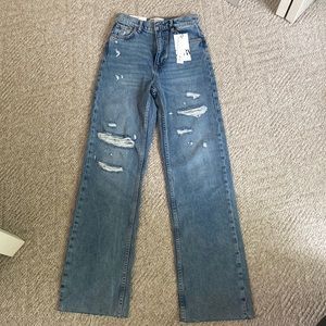 NWT ZARA 90s full length jeans size 2